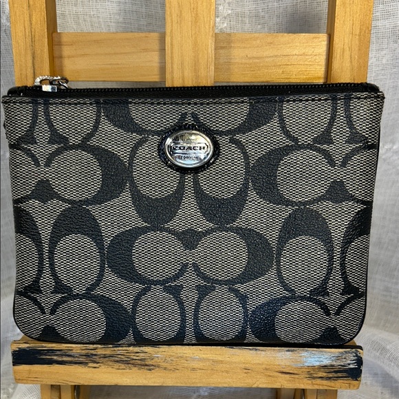 Coach Handbags - Preloved coach pouch wallet